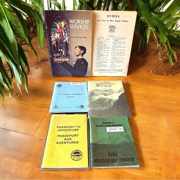 VINTAGE 1980s Boy Scouts of Canada Jamboree & Camp Booklets - Lot of 6 - Retro - Picture 2 of 16
